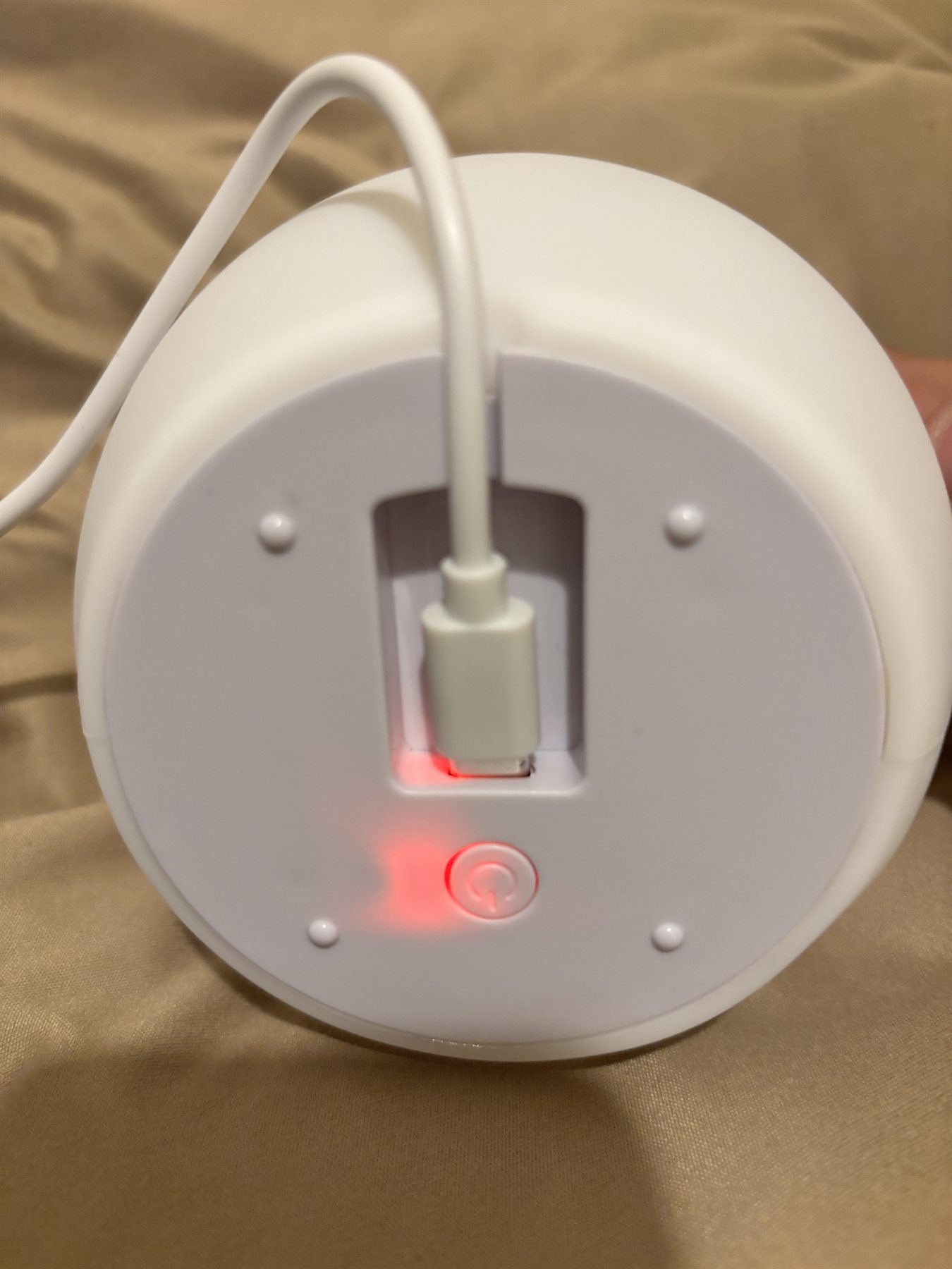 Owlnest Lume USB-C charging port